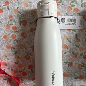 White new lululemon cold/hot bottle